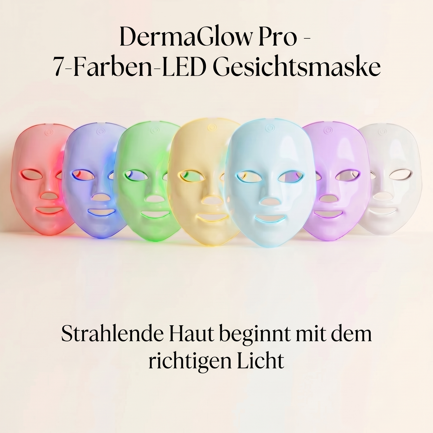 DermaGlow Pro - 7-Farben-LED Gesichtsmaske