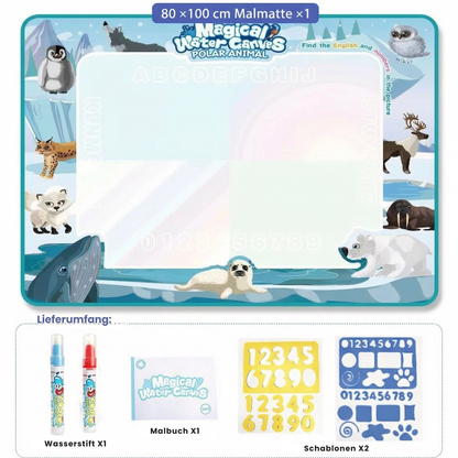 AquaMagic Malmatte - Magische Wasser-Malmatte für Kinder