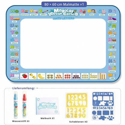 AquaMagic Malmatte - Magische Wasser-Malmatte für Kinder