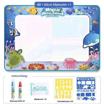 AquaMagic Malmatte - Magische Wasser-Malmatte für Kinder