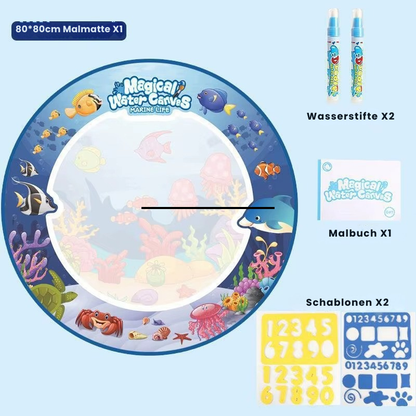 AquaMagic Malmatte - Magische Wasser-Malmatte für Kinder